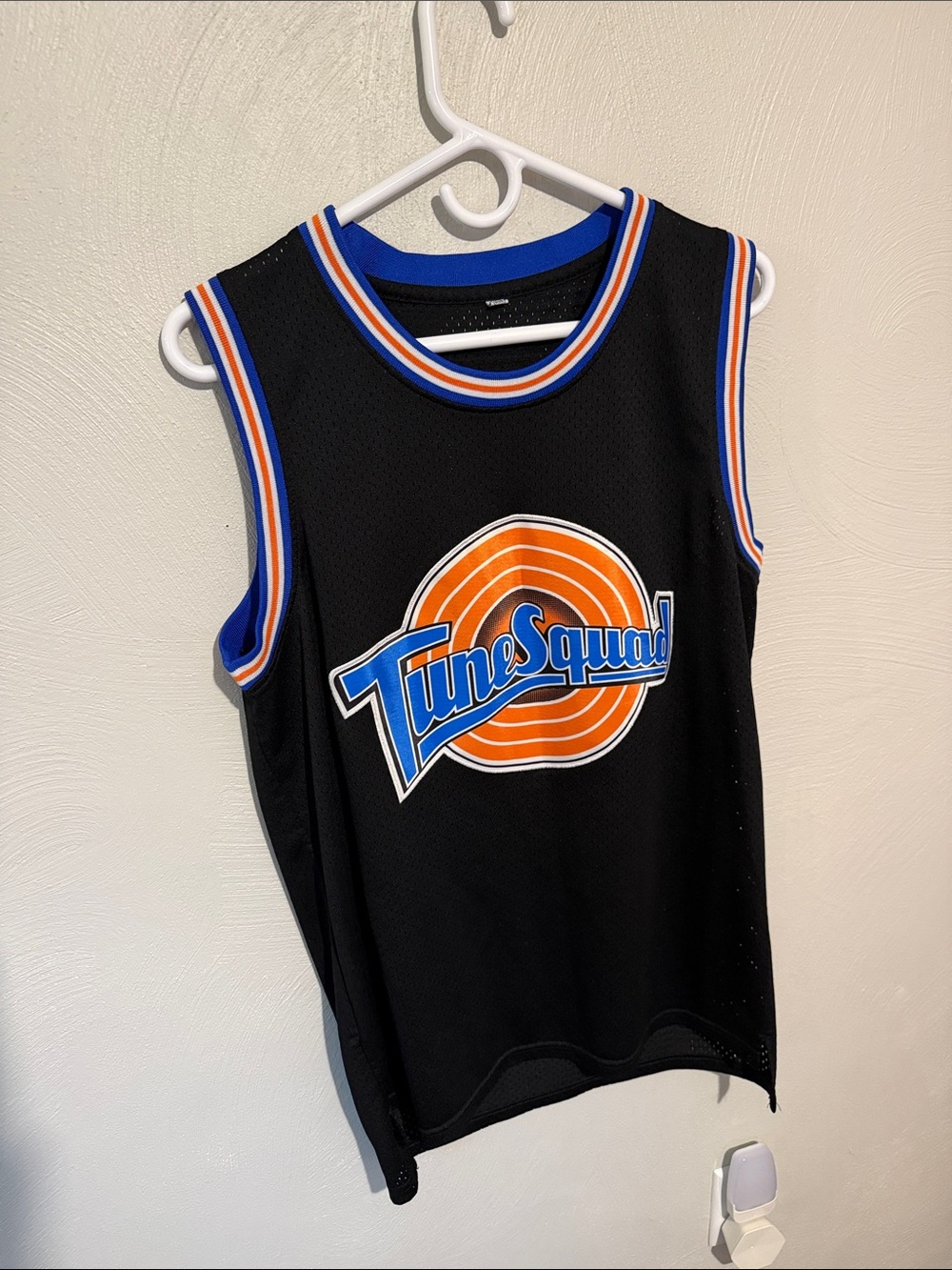 Bugs Tune Squad Basketball Jersey in Black & Orange